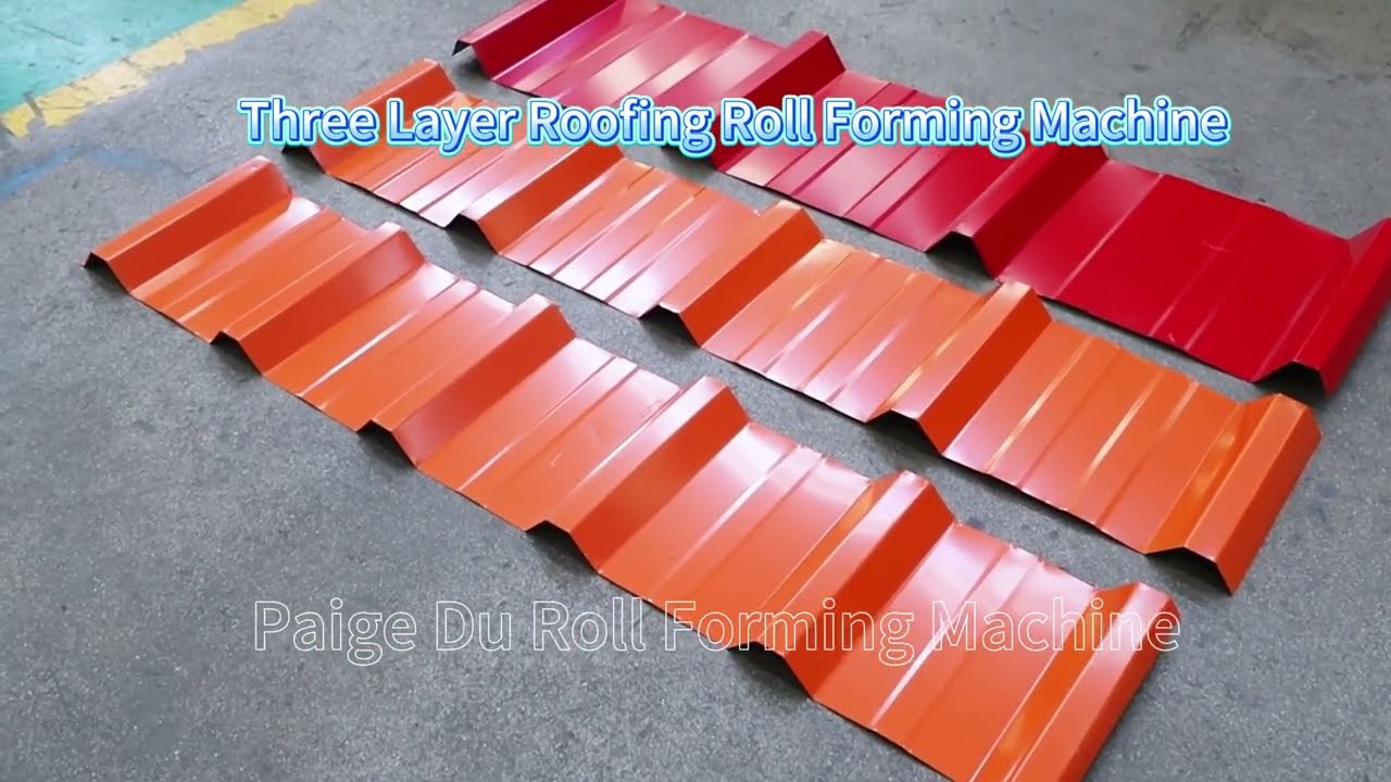 Three Layer Roofing Roll Forming Machine