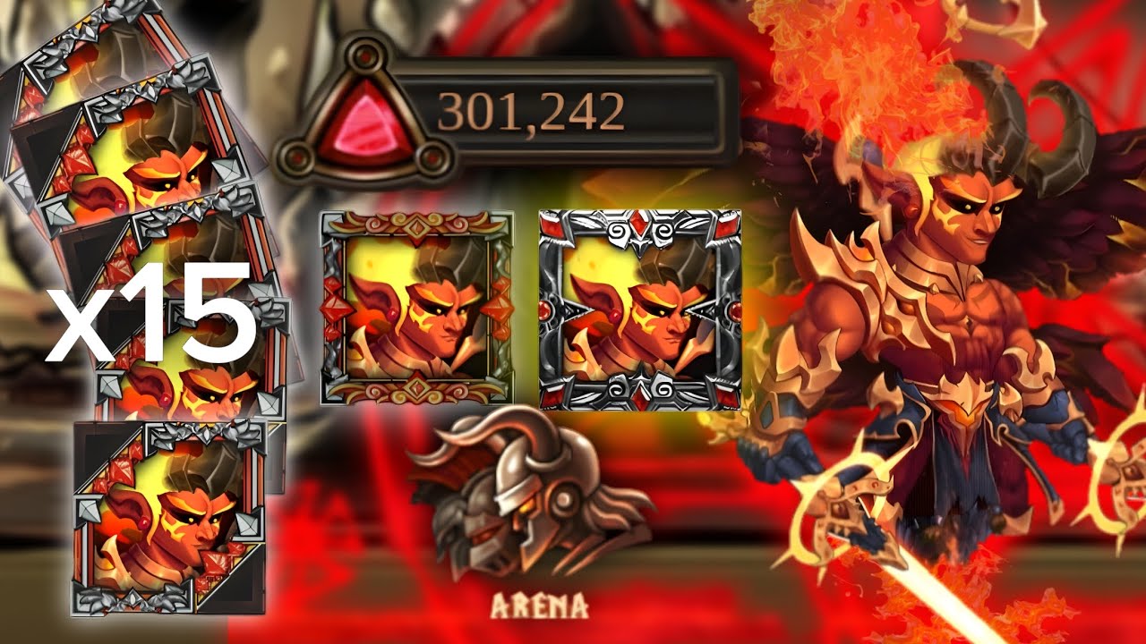 🔵 COMBINING 15 PARTS HERO LUCIFER👹🔥 || +20K GEMS💎|| EPIC HEROES WAR || RUSMAN #divmob #epicheroeswar