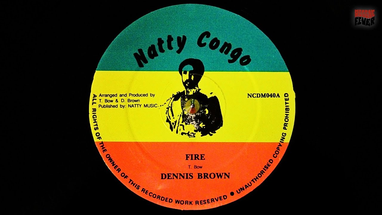 Dennis Brown - Fire 12'' Discomix (198X UK Roots)