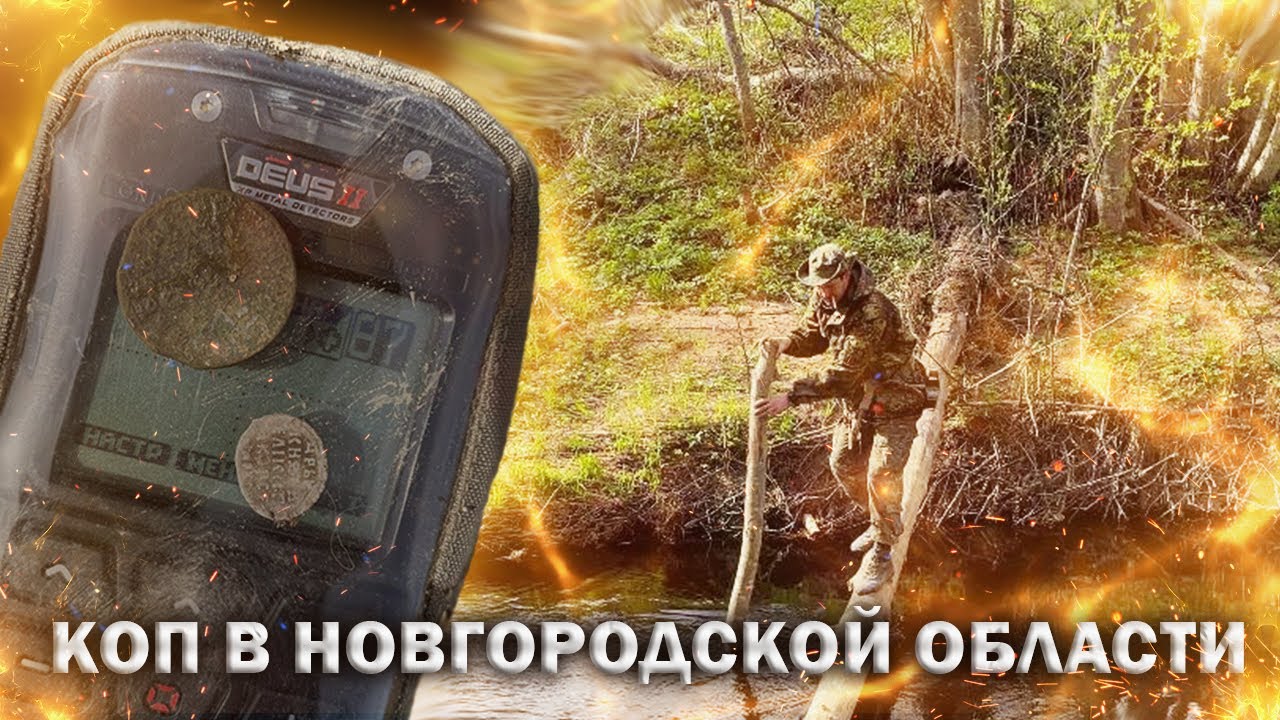 Коп по старине в Новгородской области. Монеты, чешуя.