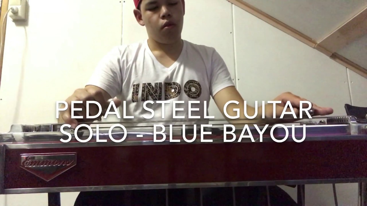 Pedal Steel Guitar Solo - Blue Bayou - E9 Tutorial