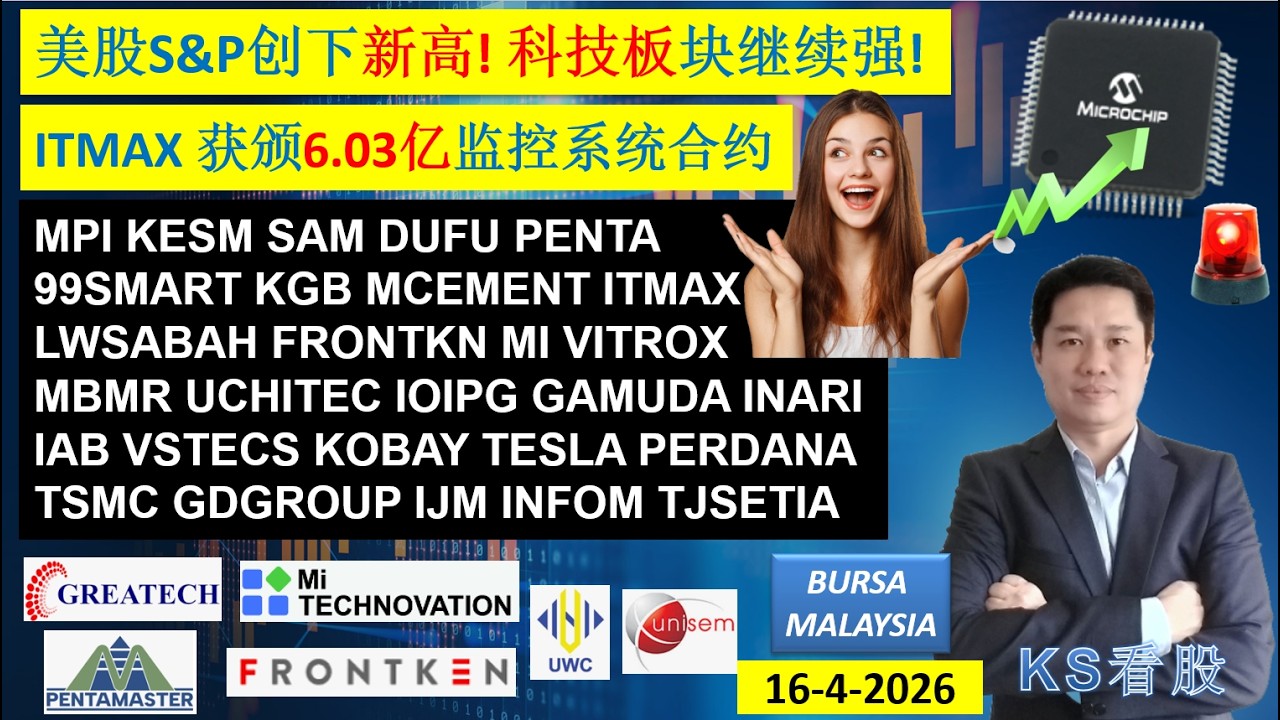 KS Stock Analysis | Malaysian Stock Market (KLSE BURSA) Sharing | 16-4-2026 | US S&P Hits New Hig...