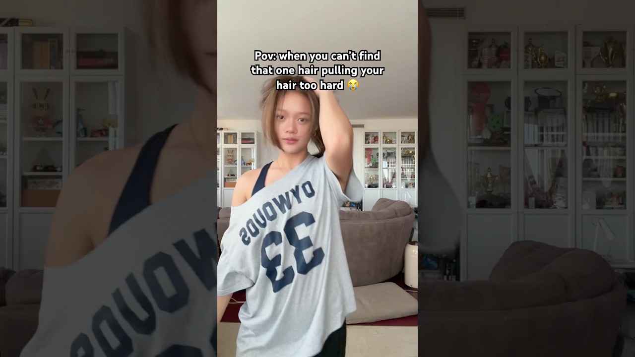 So annoying!! (Ib: @Brookemonk) 😭🎀💇#shorts #fyp #youtubeshorts #trending #shortsviral #relatable