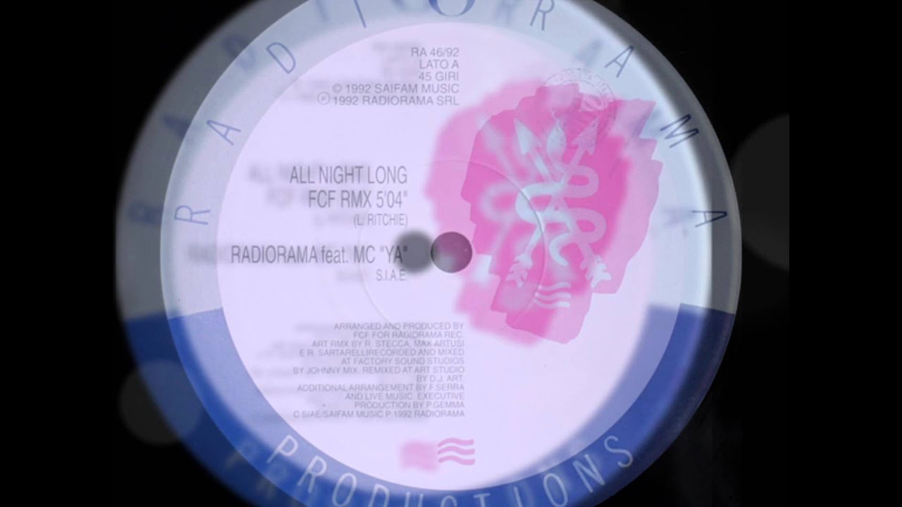 Radiorama - All Night Long (Italo Maxi Version) (HD) 1992