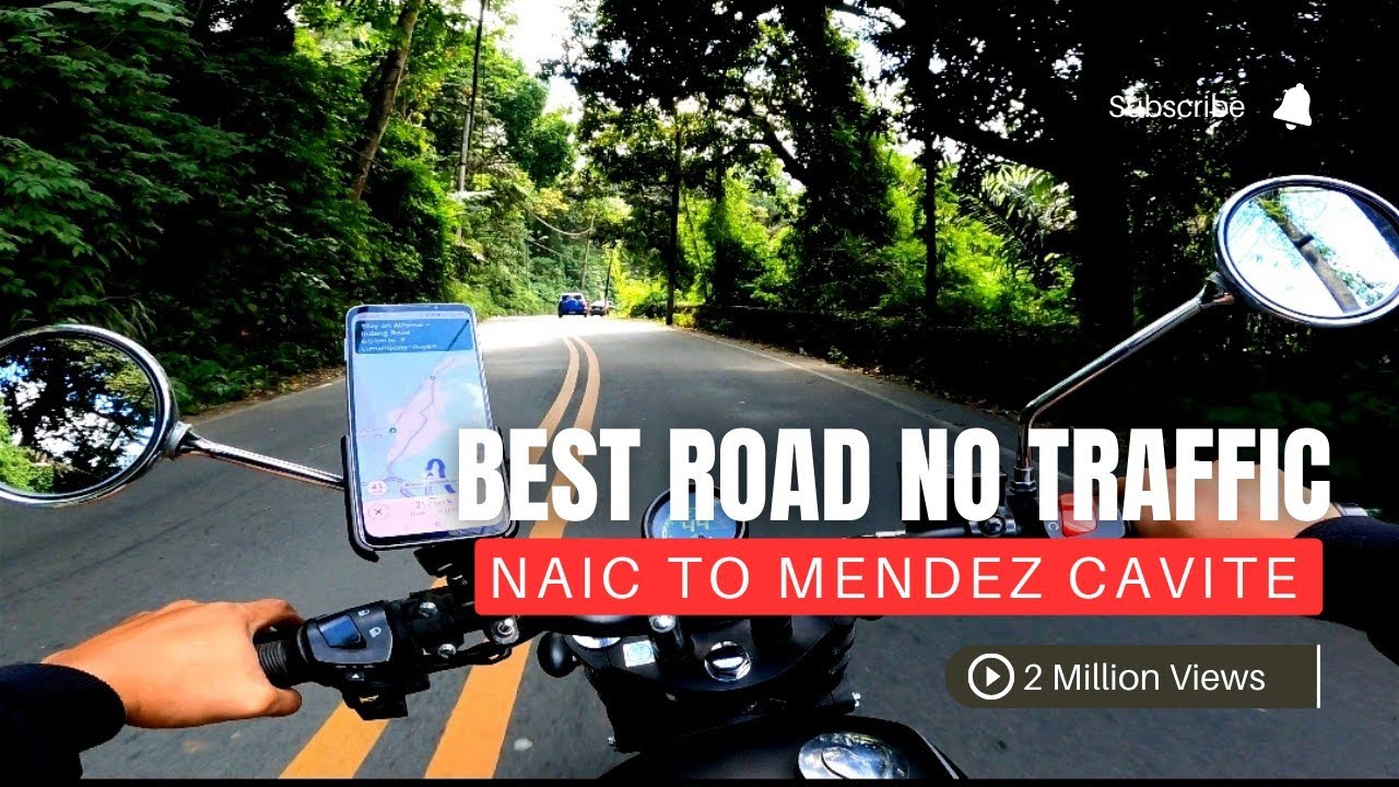 From Naic Cavite to Mendez Cavite, The Road is Free of Traffic
