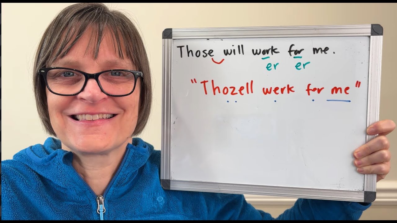 Fluent English Speaking: "Those will work for me"