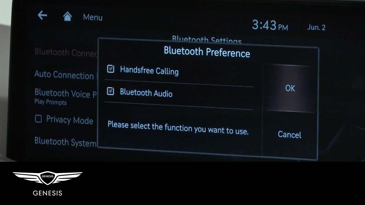 Pairing Your Bluetooth Device | Genesis GV70 | How-To | Genesis USA