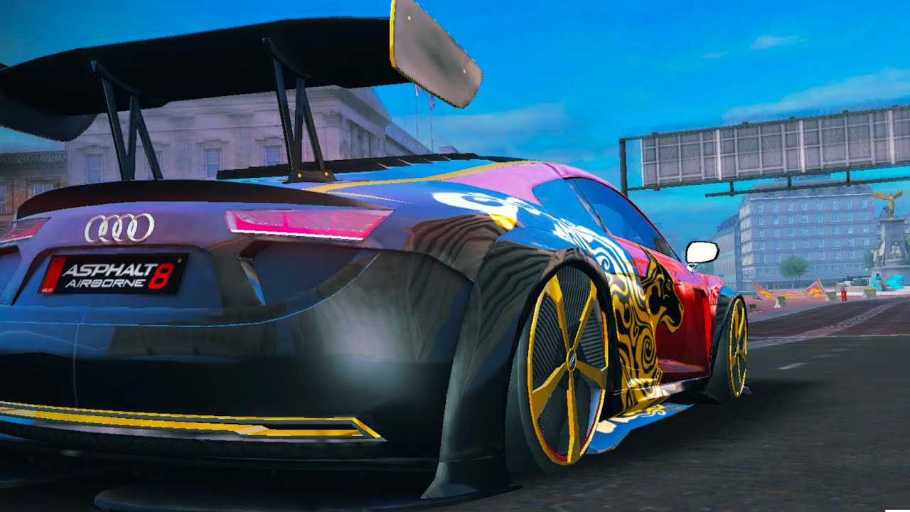 Asphalt 8, AUDI R8 E-TRON SE Vs Mercedes SLK 55 AMG, Multiplayer