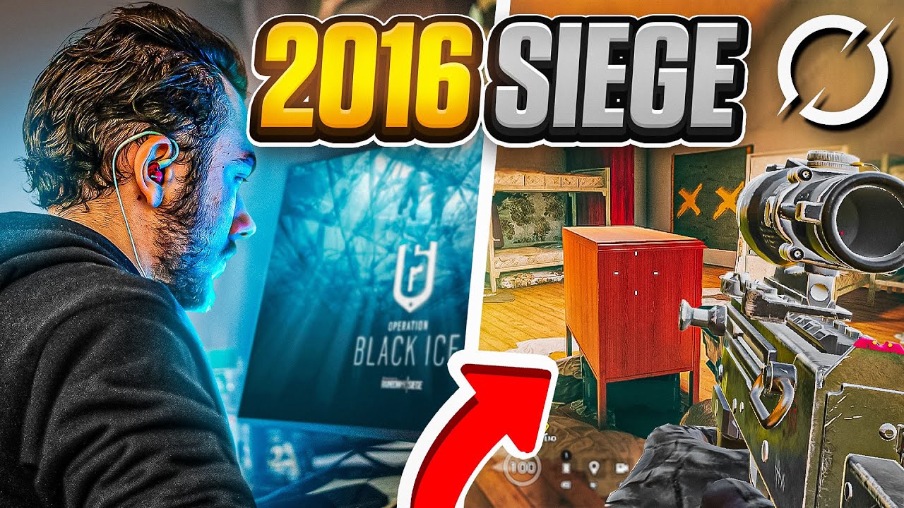WE PLAYED BLACK ICE R6 SIEGE FROM 2016! ACOG SMG-11!