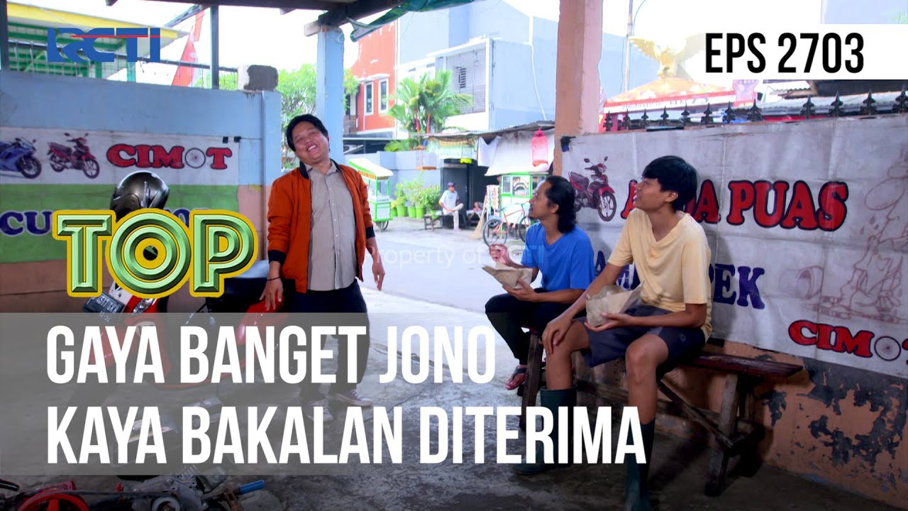 TUKANG OJEK PENGKOLAN - Gaya Banget Jono Kaya Bakalan Diterima