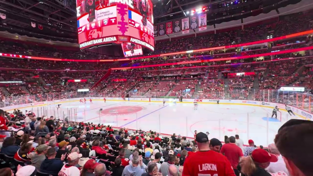 Hockey vibe. Detroit Red Wings at Florida. Match 10th #nhl 