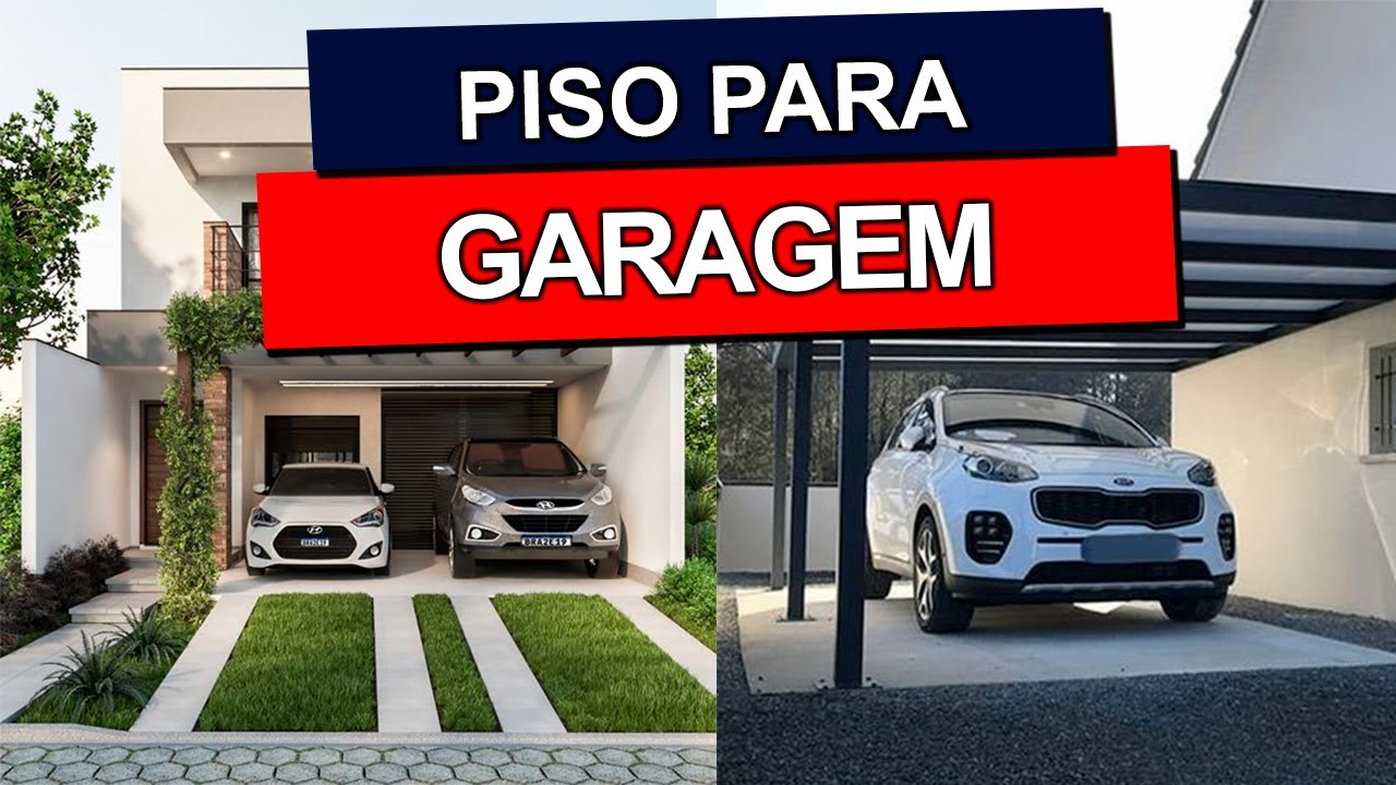 PISO PARA GARAGEM: Melhores opções de pisos para área da garagem!