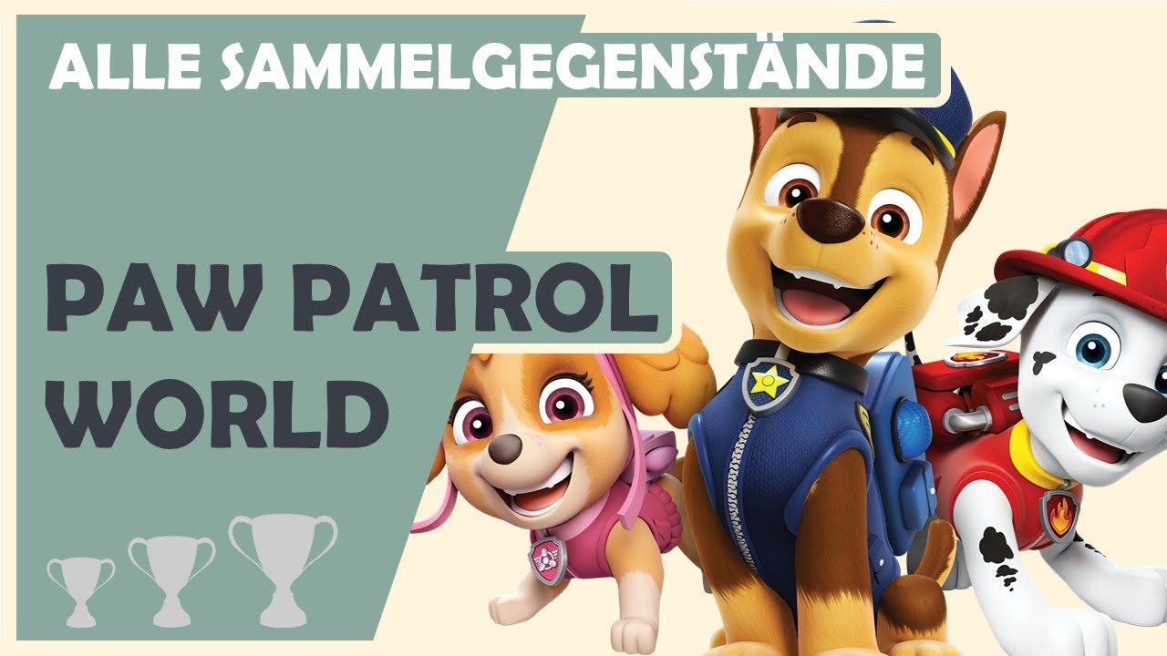 Paw Patrol World – alle Sammelgegenstände | Platin-Run & Walkthrough – deutsch