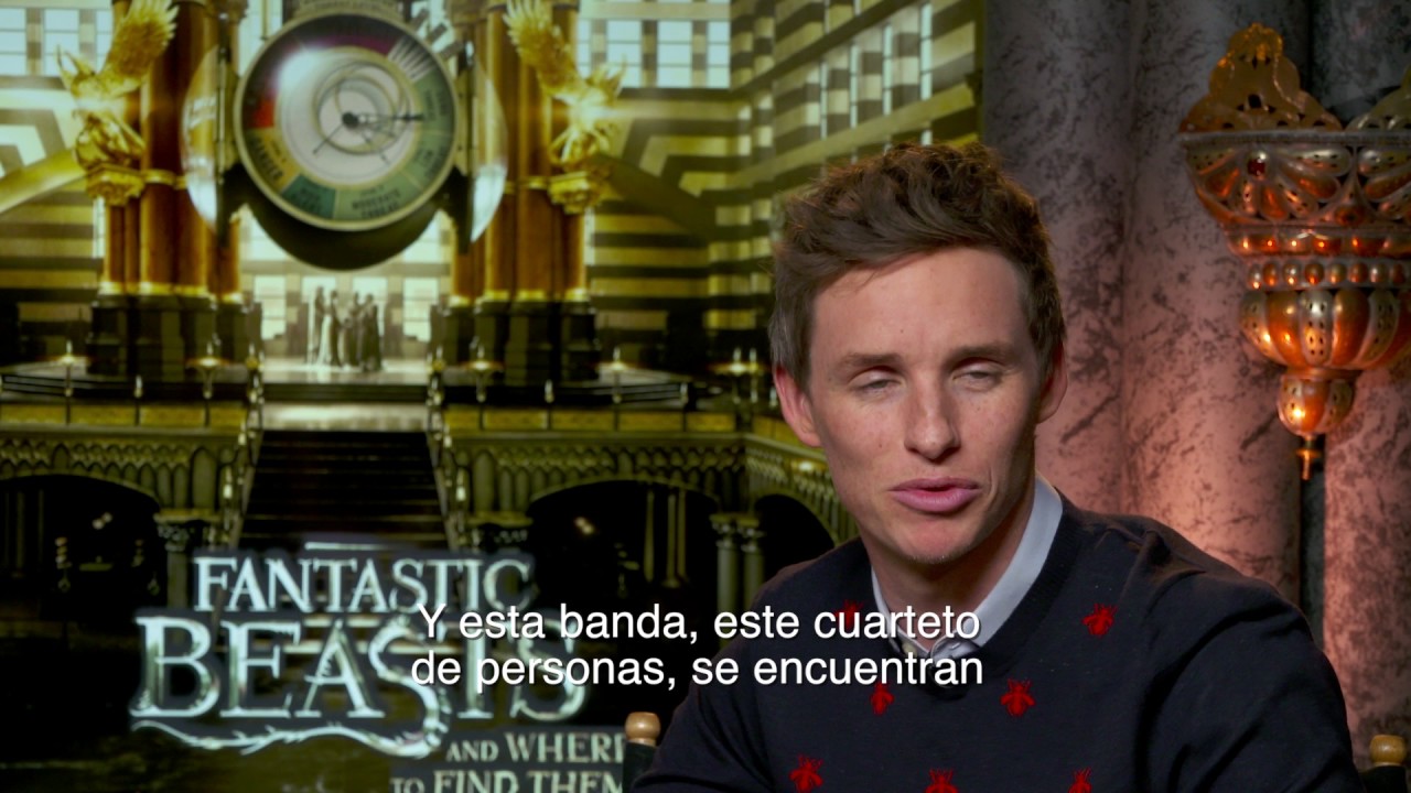 Eddie Redmayne & Katherine Waterson con Alex Medela  Fantastic Beasts and Where To Fin Them