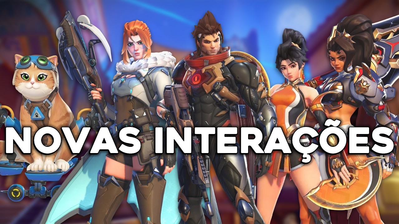NOVAS INTERAÇÕES DA TEMPORADA 1 - Overwatch