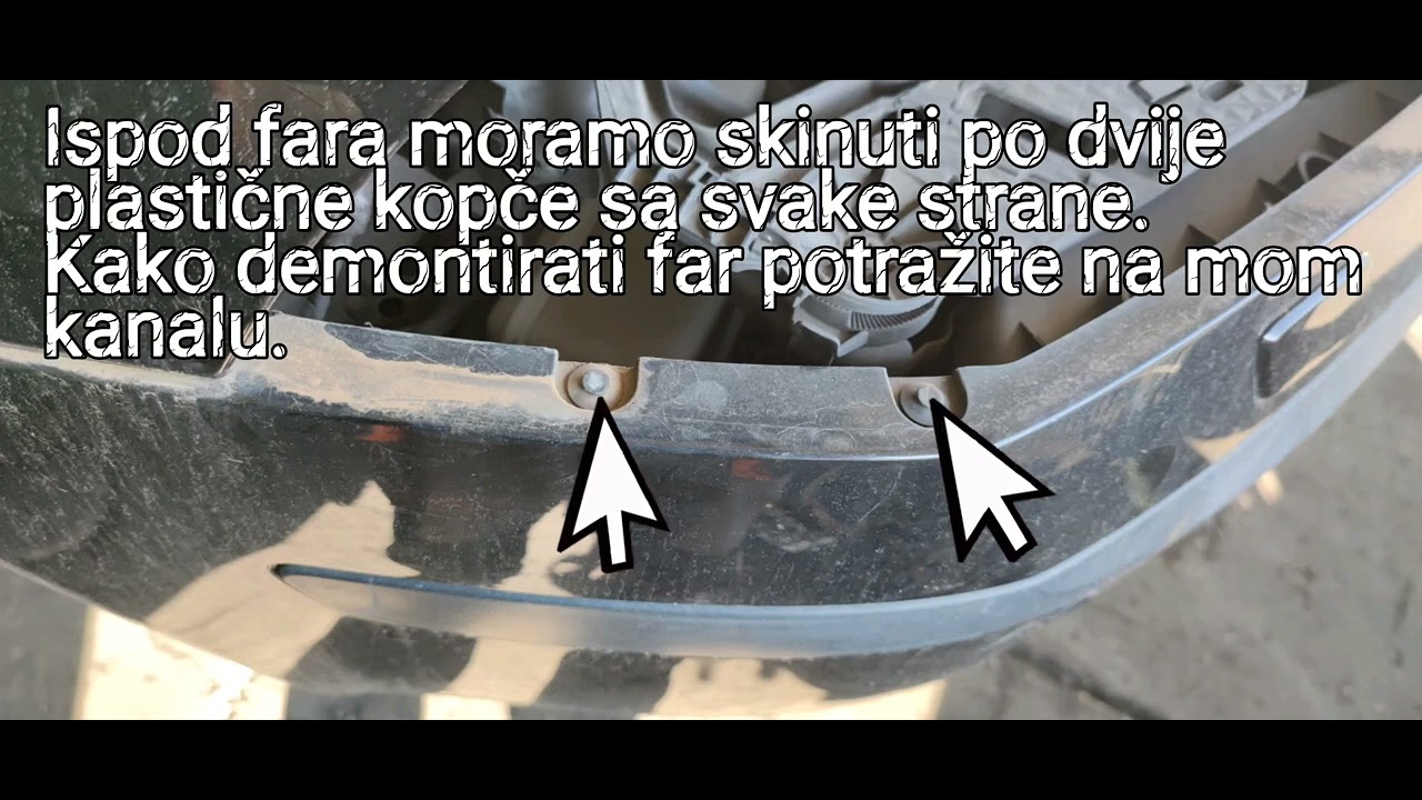 SKIDANJE PREDNJEG BRANIKA &Scaron;KODA OCTAVIA 2