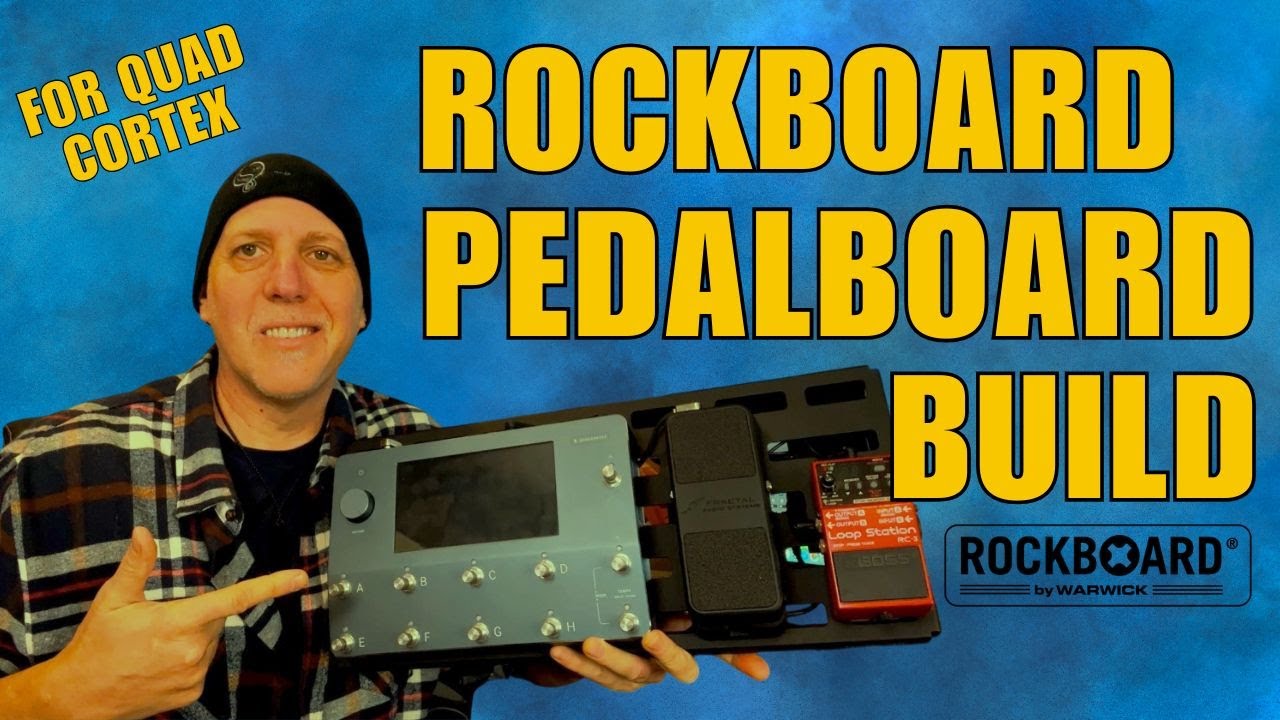 Rockboard by Warwick BEST Pedalboard Build for Quad Cortex Fractal