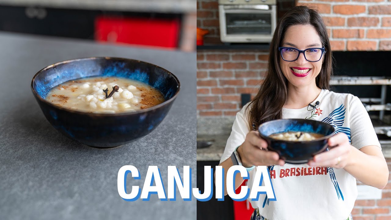 CANJICA (MUNGUNZÁ) FEITO COM LEITE DE COCO | RECEITA SEM LACTOSE E VEGANA | Verônica Laino
