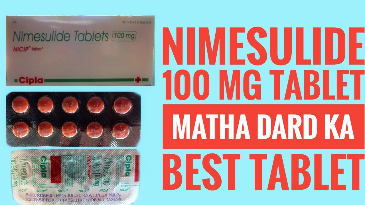 Nicip tablet | Cipla tablet | Nimesulide 100mg tablet full review in hindi #niciptablet #cipla