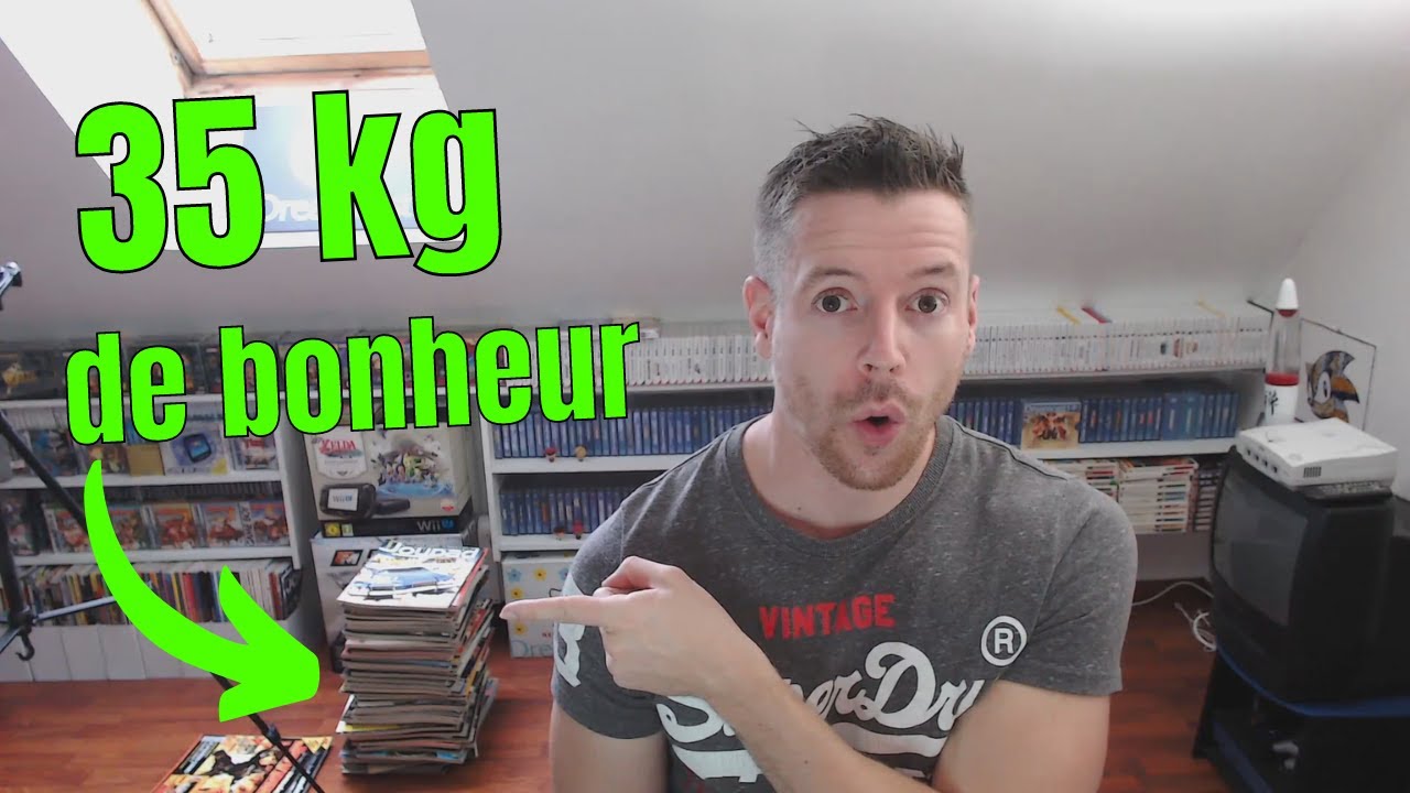 35 kg de bonheur: Nintendo Magazine, Joypad, Player One... 😎