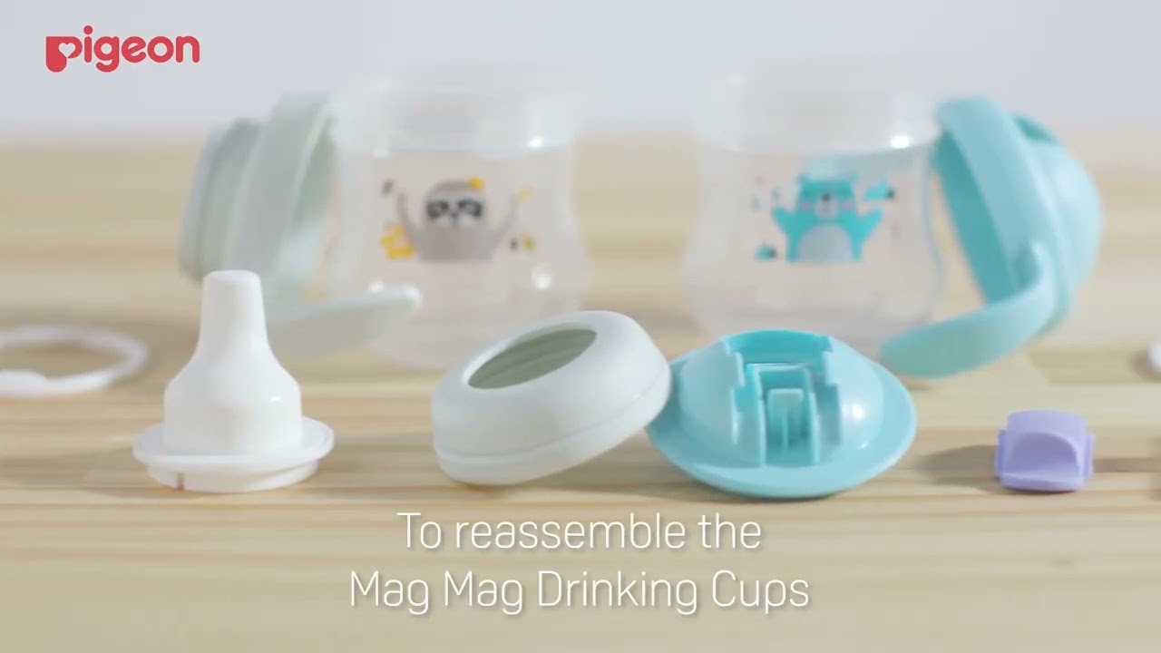 Baby & Toddler Sippy Cups Tutorial - Pigeon Mag Mag Drinking Cup