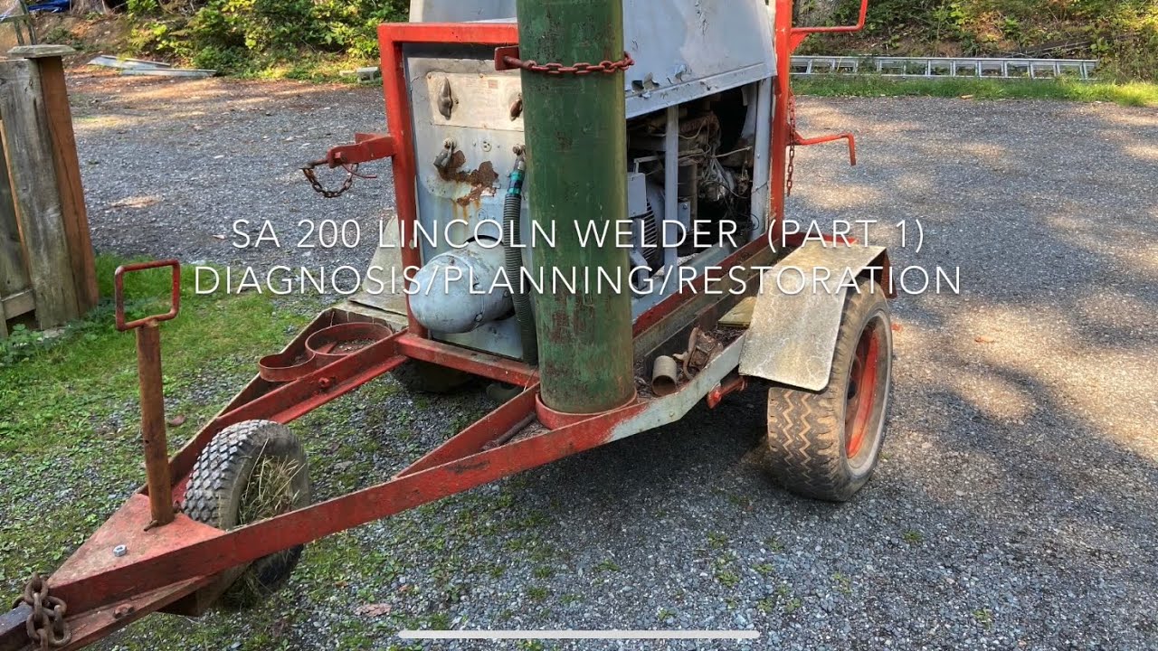 Lincoln SA 200 Welder Restoration