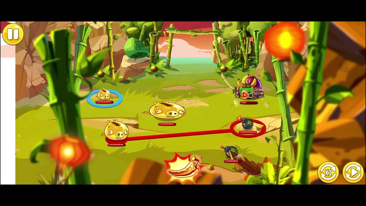 Angry Birds Epic Pig Friends - Pouquinho de ouro Vs Ninja 