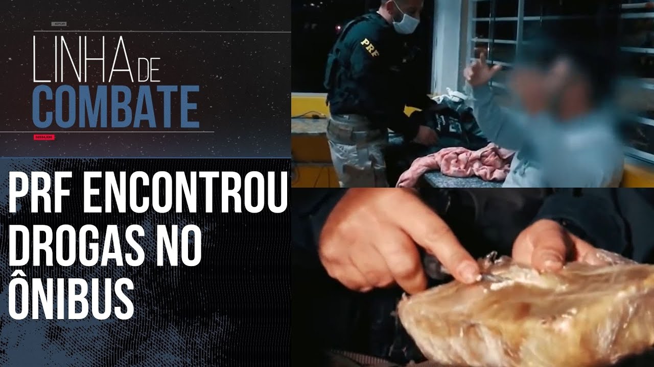 PRF ENCONTRA DROGAS ESCONDIDAS NA BAGAGEM DE PASSAGEIRO EM ÔNIBUS DE VIAGEM | LINHA DE COMBATE