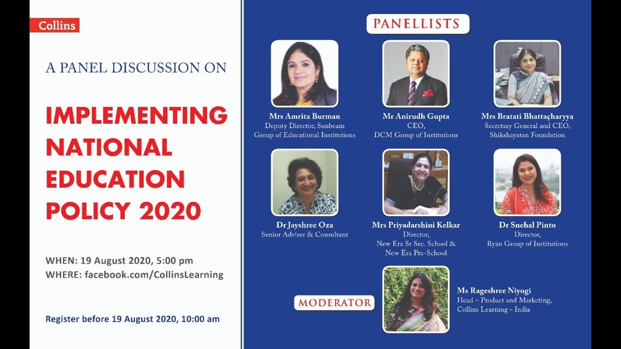 Panel discussion on Implementing National Education Policy 2020