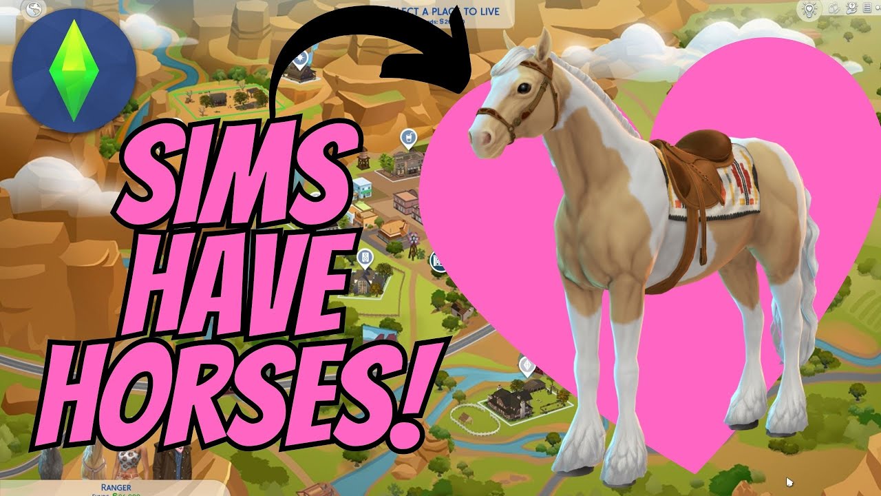 SIMS 4 HORSE RANCH IS FINALLY HERE AND IT'S THE BEST HORSE GAME!