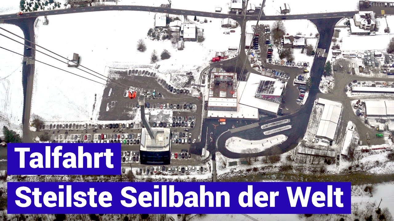 Käthi 2.0 - Schilthorn - Talfahrt - die steilste Seilbahn der Welt