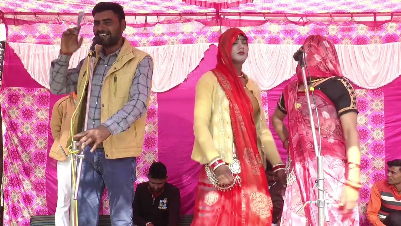 इस लड़के के साथ दोनों भाभियों ने मचा कर रख दिया धमाल देहाती नाच गीत pappu dancer ke bhajan 