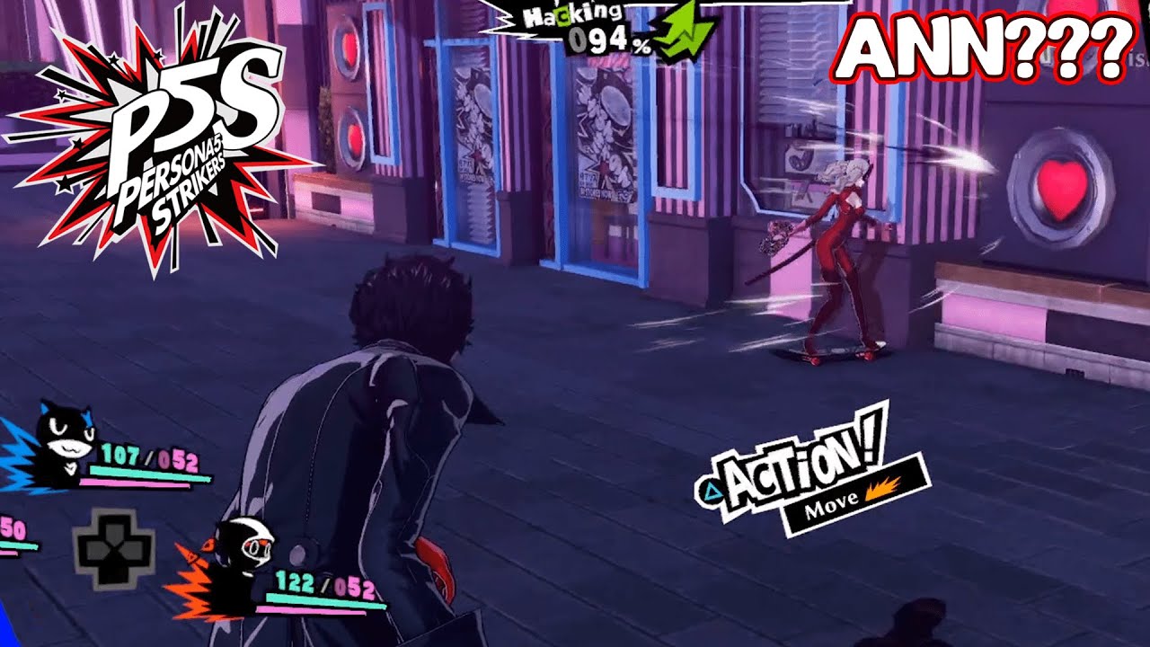 Ann's skateboarding skills - Persona 5 Strikers