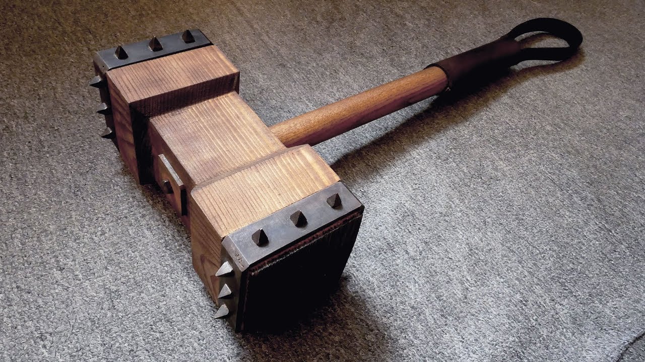 Making Wooden Battle Hammer