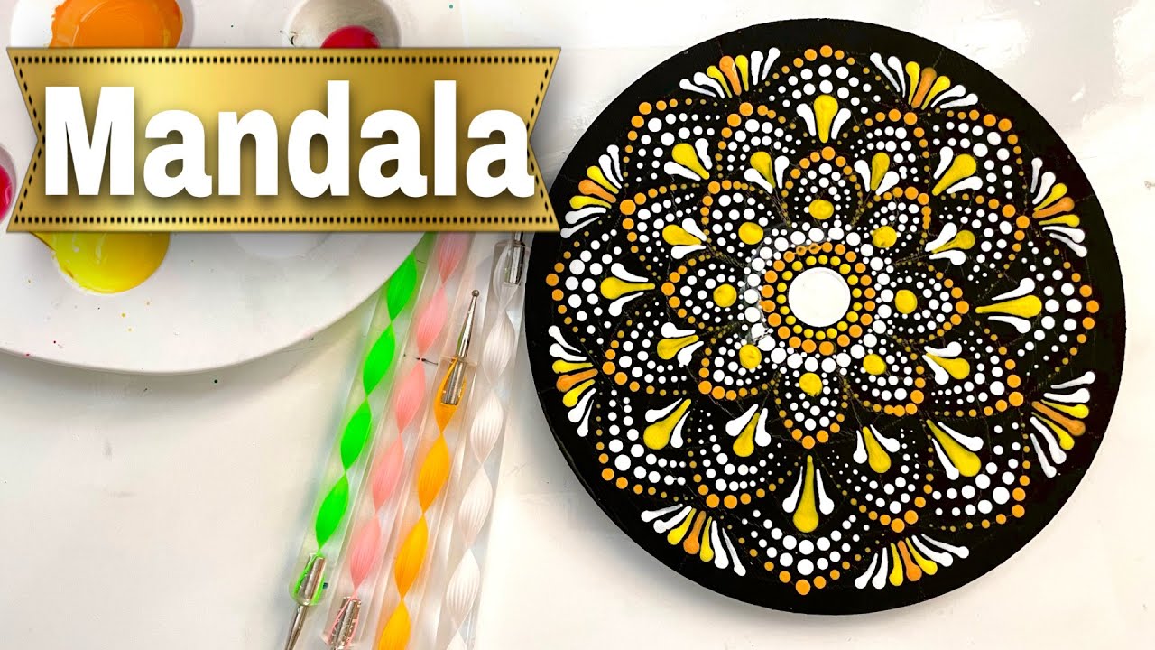 Mandala Dot Painting Coaster