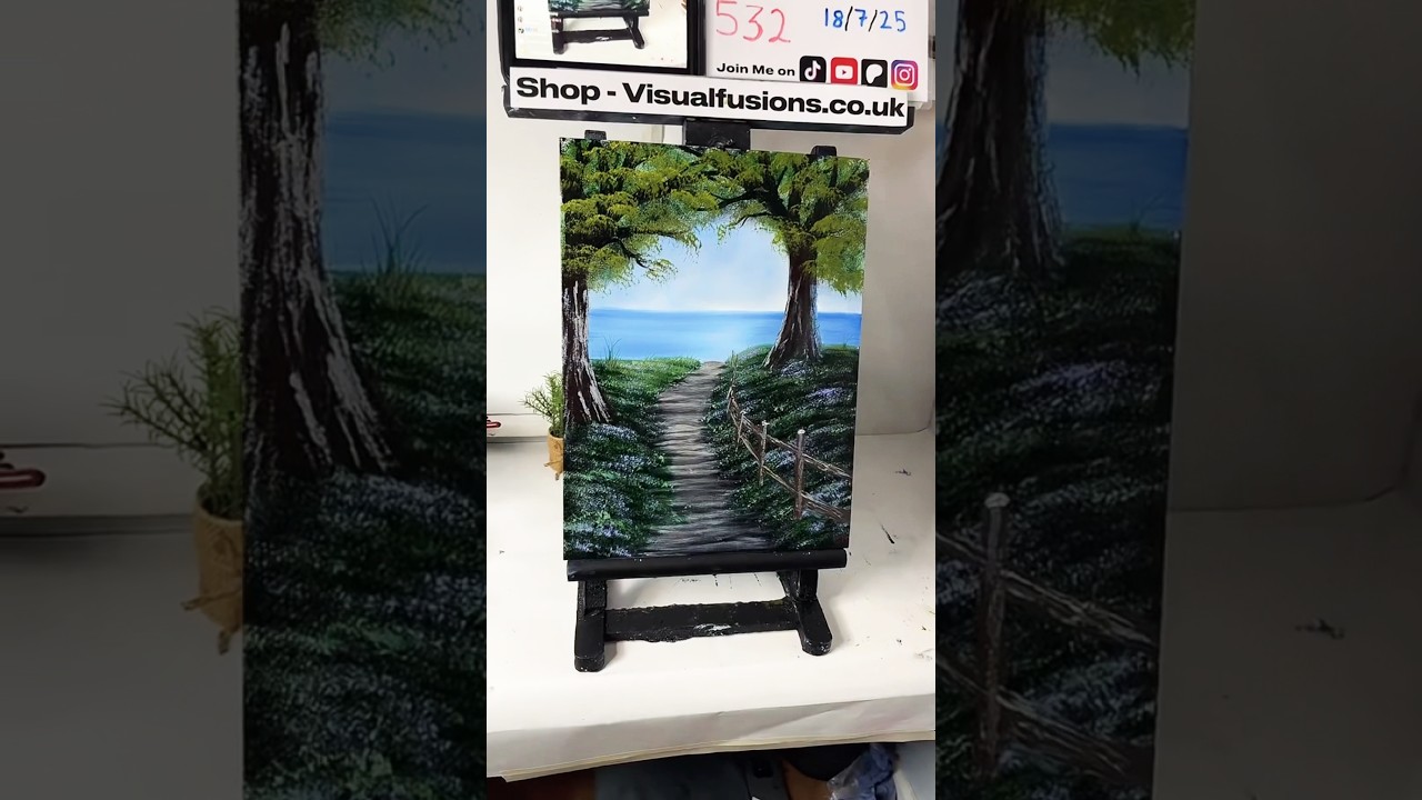 What happens if you Paint Acrylic & Oil Paint Together ?! - 532