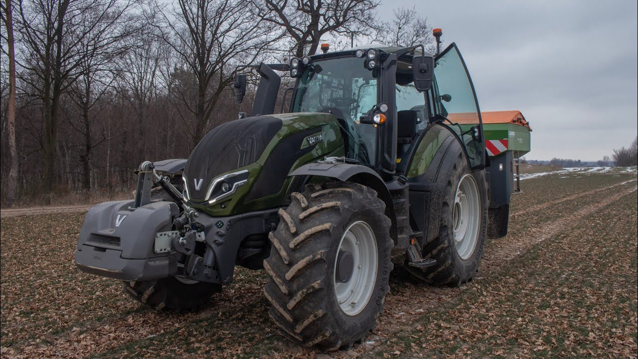 🇵🇱  ROZSIEWANIE NAWOZ&Oacute;W 2025 ✔ VALTRA T175 & AMAZONE ZA-V 3200 ✔ GOSPODARSTWO ROLNE DZIEDZIC ✔