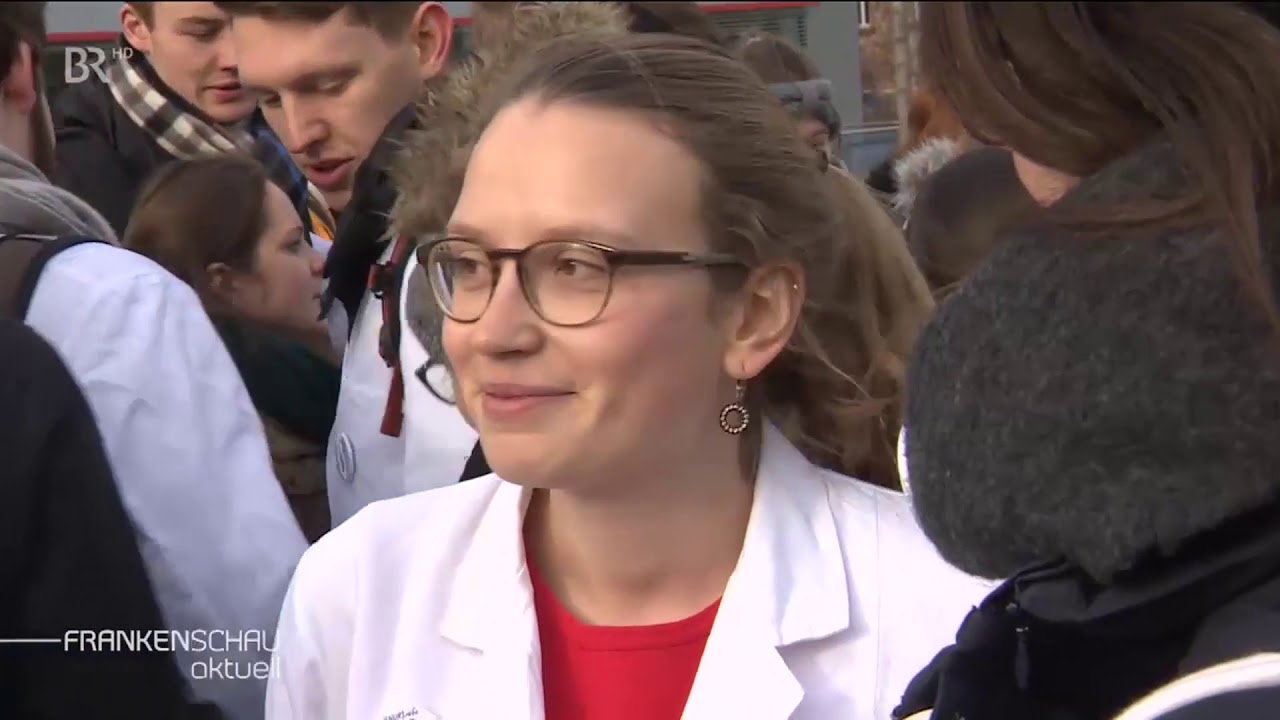 Universit&auml;t Erlangen-N&uuml;rnberg: Demonstration f&uuml;r ein faires Praktisches Jahr | BR24