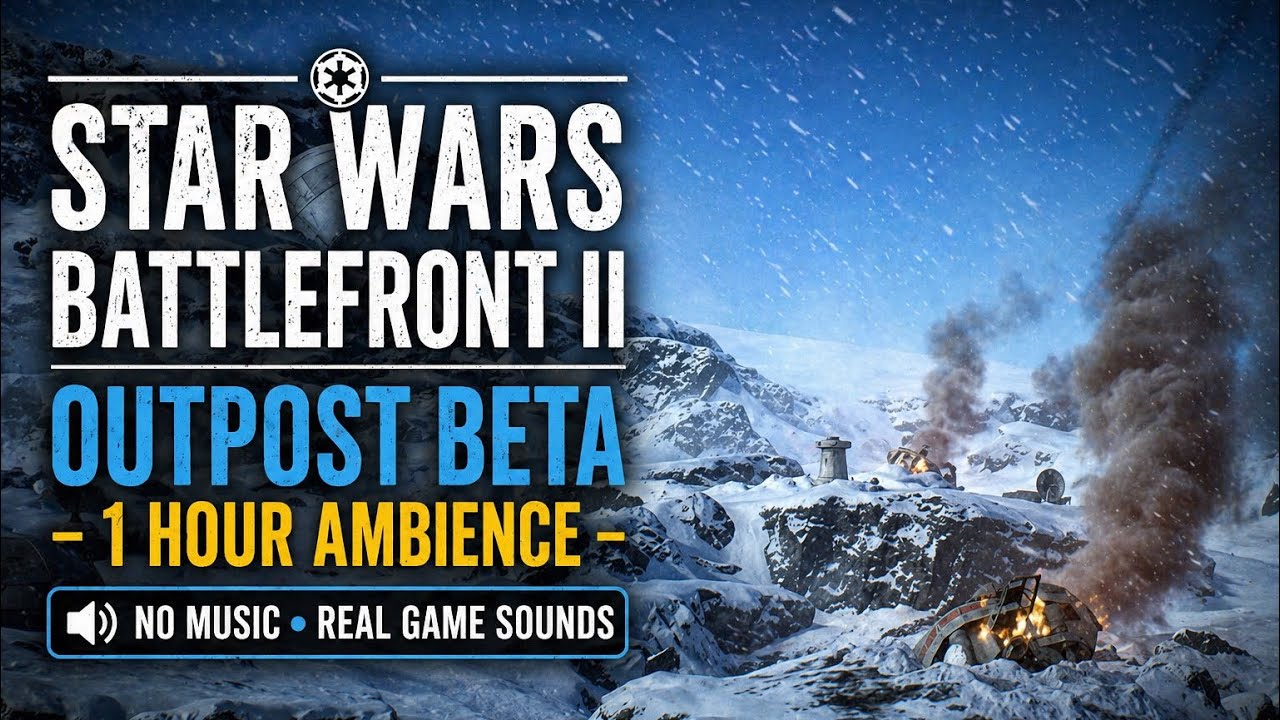 Outpost Beta Hoth Ambience | Star Wars: Battlefront II | IDLE•VIBE