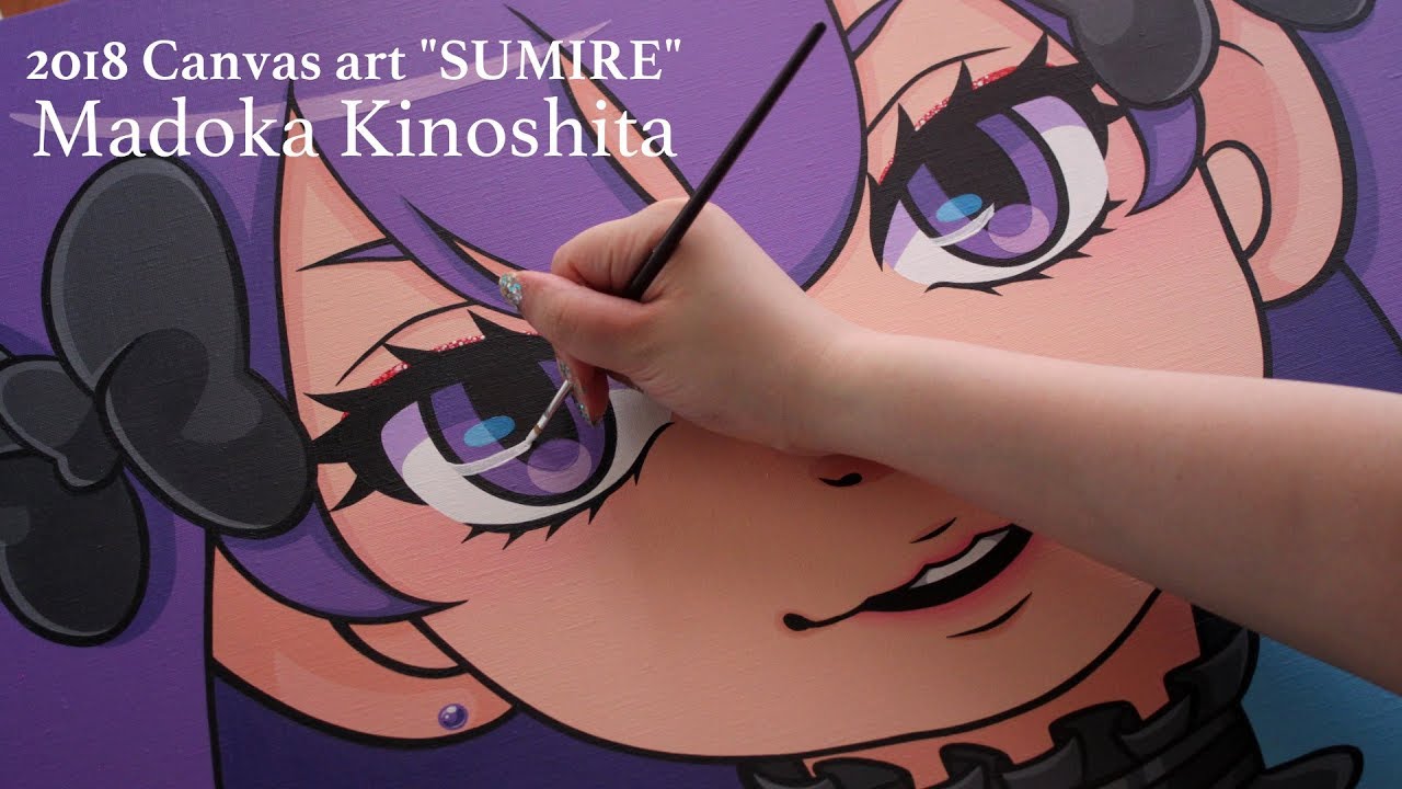 Акриловая краска на холсте “SUMIRE”