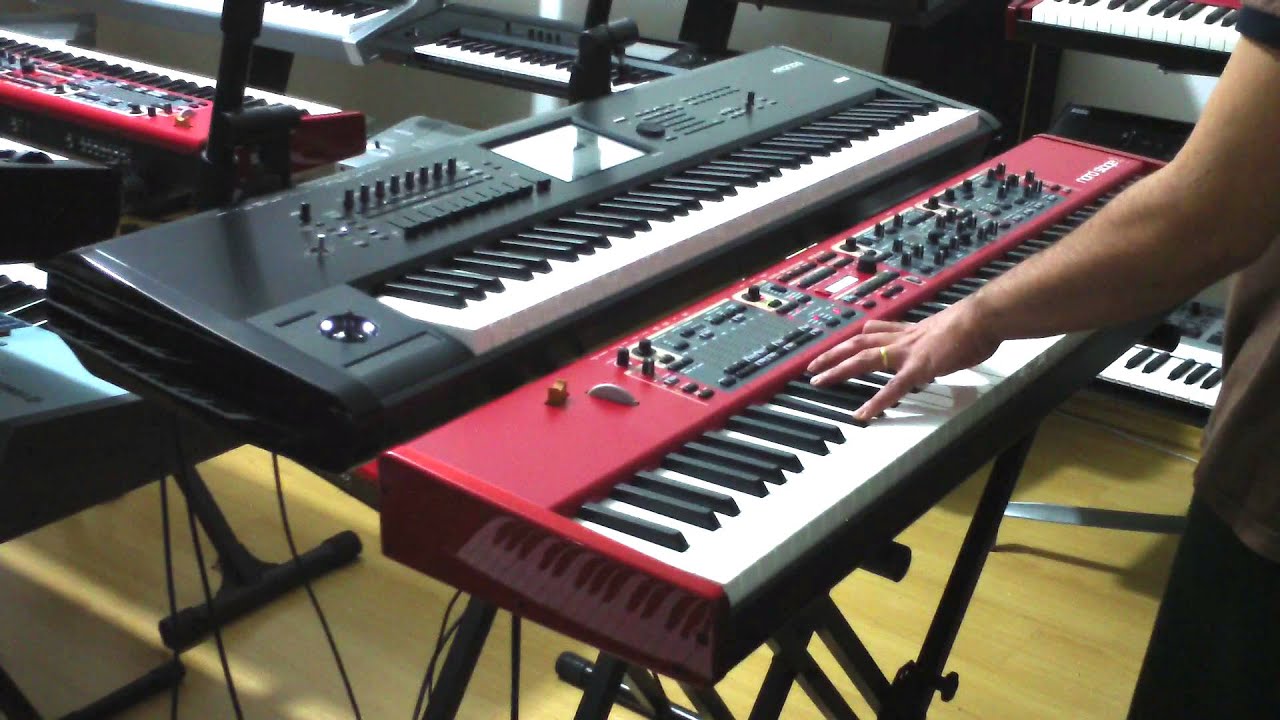 KRONOS 73 VS NORD STAGE 2 HA88 , DEMO NA CLASSIC KEYBOARDS