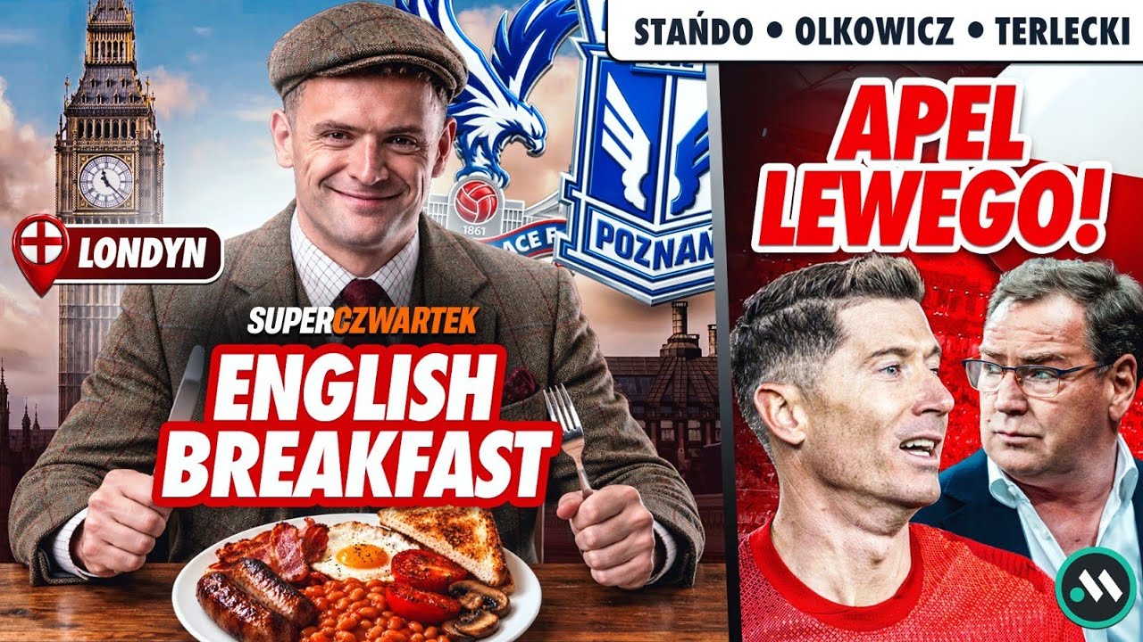 LECH GRA Z CRYSTAL PALACE! LEWANDOWSKI Z PRZEKAZEM DO URBANA. AFERA SĘDZIOWSKA W PZPN