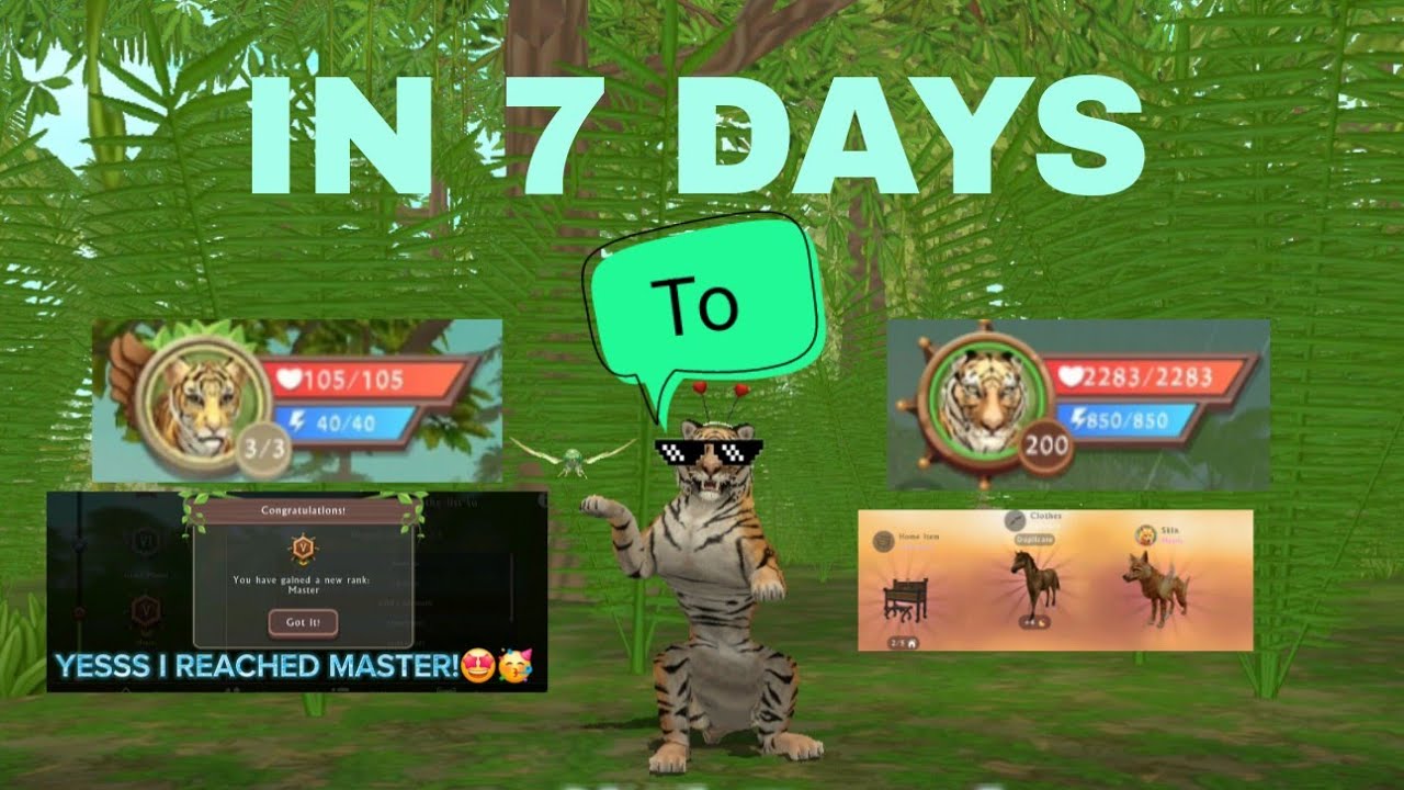Wildcraft! Tiger 1-200 IN 7 DAYS!!!