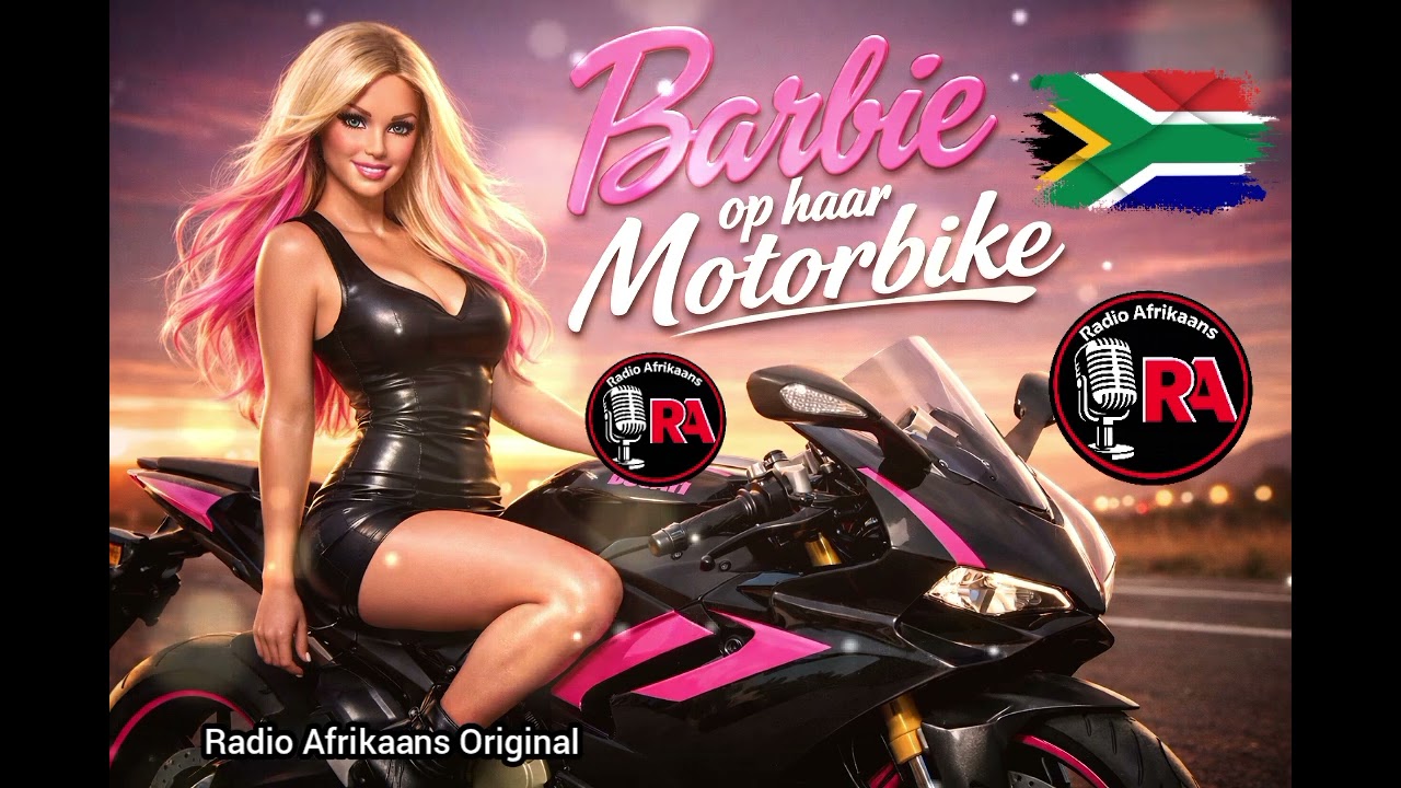Barbie op haar Motorbike. Radio Afrikaans Original