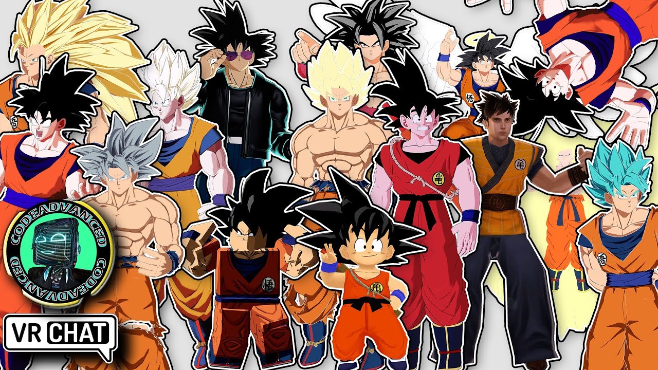 The Coolest & Weirdest Goku Avatars Discovered in VRChat.  