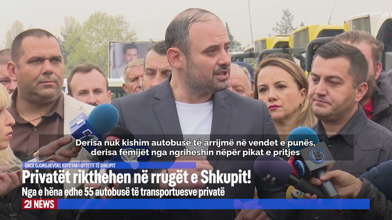 🚌Privatët rikthehen në rrugët e #Shkupit! Nga e hëna edhe 55 autobusë të transportuesve privatë