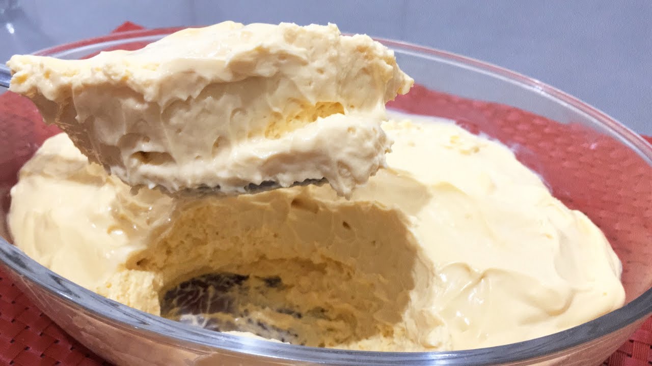 SOBREMESA CREMOSA E DELICIOSA COM APENAS 2 INGREDIENTES