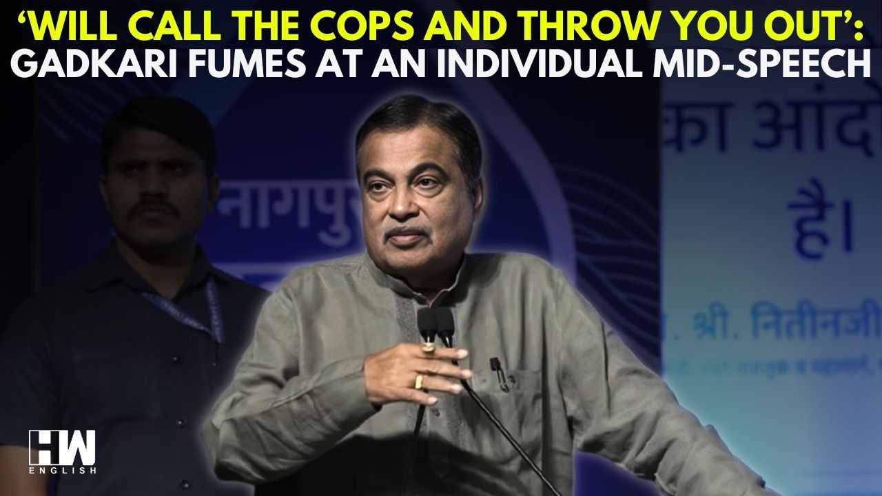 &bdquo;Wezwę policję i każę cię wyrzucić&rdquo;: Nitin Gadkari z BJP wścieka się na słuchacza w trakcie przem...
