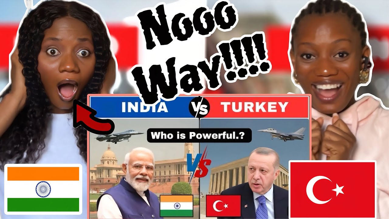 Foreigners Reaction To Turkey vs India Millitary Power Comparison 2025 🇹🇷🇮🇳