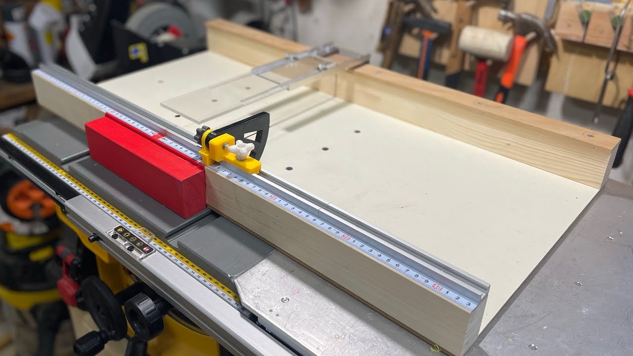 Novità assoluta-Slitta banco sega con paraschegge-Ultimate slide for saw bench with splinter guard